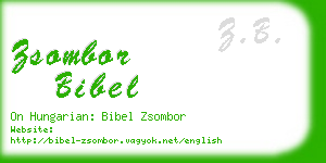 zsombor bibel business card